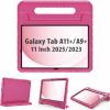 ProCase Children’s Case for Samsung Galaxy Tab A9+ / A9 Plus 11 Inch 2023 (SM-X210), Lightweight Kids Case with Kickstand, Shockproof Robust Child Protective Case, Convertible Handle, Handle, Stand(magenta)