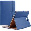 ProCase Leather Case for Galaxy Tab A 10.1-inch 2016 (SM-T580 T585 T587), Stand Folio Cover for Galaxy Tab A 10.1″ Tablet (NO S Pen Version) with Multiple Viewing Angles Card Pocket -Black(Navy)