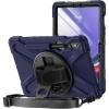 ProCase Rugged Case for Galaxy Tab S10 2024/ Tab S9 FE/ S9 / S8 / S7 11 Inch Outdoor case with S Pen Holder, Heavy Duty Rotatable Kickstand Protective Cover -Navy(Navy)