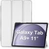 ProCase Smart Case for Galaxy Tab A11+ Plus/A9+ Plus 11 Inch, Slim Stand Hard Back Shell Protective Tablet Cover Folio Case for 11″ Galaxy Tab A11+ Plus 2025/A9+ Plus 2023 -Black(Silver-1)