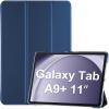 ProCase Smart Case for Galaxy Tab A11+ Plus/A9+ Plus 11 Inch, Slim Stand Hard Back Shell Protective Tablet Cover Folio Case for 11″ Galaxy Tab A11+ Plus 2025/A9+ Plus 2023 -Black(Darkblue-1)