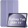 ProCase Smart Case for Galaxy Tab A11+ Plus/A9+ Plus 11 Inch, Slim Stand Hard Back Shell Protective Tablet Cover Folio Case for 11″ Galaxy Tab A11+ Plus 2025/A9+ Plus 2023 -Black(Lightpurple-1)