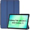 ProCase Smart Case for Galaxy Tab A11+ Plus/A9+ Plus 11 Inch, Slim Stand Hard Back Shell Protective Tablet Cover Folio Case for 11″ Galaxy Tab A11+ Plus 2025/A9+ Plus 2023 -Black(Navy-1)