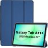 ProCase Smart Case for Galaxy Tab A11+ Plus/A9+ Plus 11 Inch, Slim Stand Hard Back Shell Protective Tablet Cover Folio Case for 11″ Galaxy Tab A11+ Plus 2025/A9+ Plus 2023 -Black(Dark Blue)