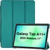 ProCase Smart Case for Galaxy Tab A11+ Plus/A9+ Plus 11 Inch, Slim Stand Hard Back Shell Protective Tablet Cover Folio Case for 11″ Galaxy Tab A11+ Plus 2025/A9+ Plus 2023 -Black(Emerald)