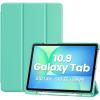 ProCase Smart Case for Galaxy Tab S10 Lite/S10 FE/S9 FE 10.9 Inch with S Pen Holder, Slim Trifold Stand Folio Hard Back Shell Protective Cover for 10.9″ Galaxy Tab S10 Lite/S10 FE/S9 FE -Black(Mint)