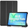 ProCase Smart Case for Galaxy Tab S10 Lite/S10 FE/S9 FE 10.9 Inch with S Pen Holder, Slim Trifold Stand Folio Hard Back Shell Protective Cover for 10.9″ Galaxy Tab S10 Lite/S10 FE/S9 FE -Black(Black)