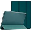 ProCase Smart Case for iPad 9.7 Inch iPad 6th/5th Generation 2018 2017(Model: A1893 A1954 A1822 A1823), Ultra Slim Lightweight Stand Cover with Translucent Frosted Back -Black(Emerald)