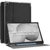 ProCase for Galaxy Tab S6 Lite 10.4” 2024 2022 2020 with S Pen Holder, Slim Stand Folio Case Smart Cover for Galaxy Tab S6 Lite 10.4 Inch SM-P613/ P619 SM-P610/ P615 SM-P620 / P625 -Black(Black)