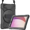 ProCase for Lenovo Tab M8 4th Gen Case 8 Inch 2023, Heavy Duty Shockproof Rugged Protective Cover Rotating Kickstand with Handle Holder Shoulder Strap for Lenovo TB-300FU/TB-300XU Tablet –Grey