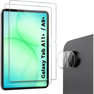 ProCase 1 Pack Screen Protector for Galaxy Tab A11 Plus 2025 / Tab A9 Plus 11 Inch 2023, HD Tempered Glass 9H Film Guard for Tab A11+ / A9+ 5G 11″(2 Pack + Camera Protector)