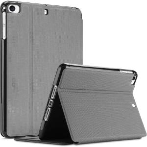 ProCase Book Cover for iPad mini 5 Generation 2019/ Mini 4, Mini 1 2 3, Slim Stand Protective Folio Case Smart Cover for iPad mini 5/4/3/2/1 -Teal(Grey)