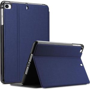 ProCase Book Cover for iPad mini 5 Generation 2019/ Mini 4, Mini 1 2 3, Slim Stand Protective Folio Case Smart Cover for iPad mini 5/4/3/2/1 -Teal(Navy)