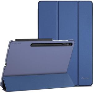 ProCase Cover for Galaxy Tab S8 / Tab S7 11 inch Case, Protective Slim Case Folio Hard Back Stand Smart Cover for 11″ Galaxy Tab S8 2022 / Galaxy Tab S7 2020 SM-X700 X706 T870 T875 T878 –Navy(Navy)
