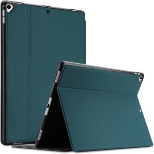 ProCase Cover for iPad Pro 12.9 2017/2015 (Old Model, 2nd & 1st Gen), Slim Stand Protective Folio Case Smart Cover for iPad Pro 12.9 Inch 2nd Gen 2017 / iPad Pro 12.9 Inch 1st Gen 2015 -Red(Teal)