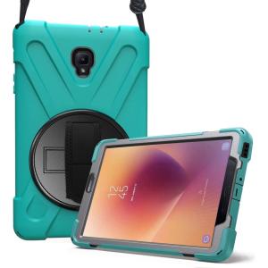 ProCase Galaxy Tab A 8.0 2017 T380 T385 Case (Old Model), Rugged Heavy Duty Shockproof Rotating Kickstand Protective Cover Case for Galaxy Tab A Tablet 2017 T380 T385 -Teal