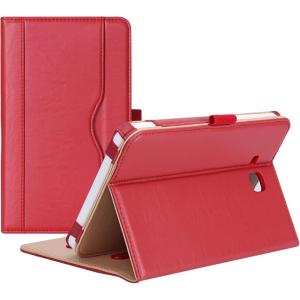 ProCase Galaxy Tab E Lite 7.0 Case/Tab 3 Lite 7 Case – Stand Folio Case Cover for Galaxy Tab E Lite 7-inch Tablet/Tab 3 Lite 7, with Multiple Viewing Angles, Document Card Pocket (Red)