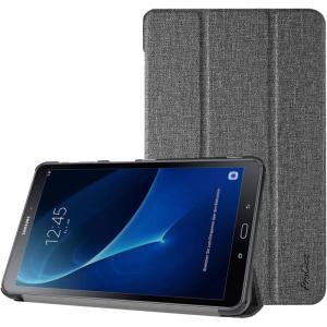 ProCase Slim Case for Galaxy Tab A 10.1 2016 SM-T580 T585 T587, Smart Cover Stand Folio Case for Galaxy Tab A 10.1 Inch Tablet -Magenta(Lightgrey)