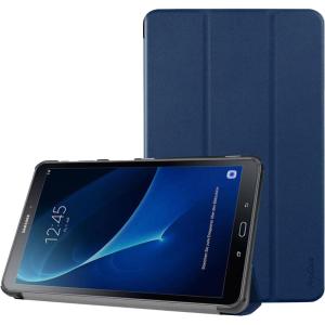 ProCase Slim Case for Galaxy Tab A 10.1 2016 SM-T580 T585 T587, Smart Cover Stand Folio Case for Galaxy Tab A 10.1 Inch Tablet -Magenta(Navy)