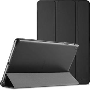 ProCase Slim Case for Galaxy Tab A 10.1 2019 Model T510 T515 T517, Lightweight Stand Case Shell Cover for 10.1 Inch Galaxy Tab A Tablet SM-T510 SM-T515 SM-T517 2019 Release -Black(Black)