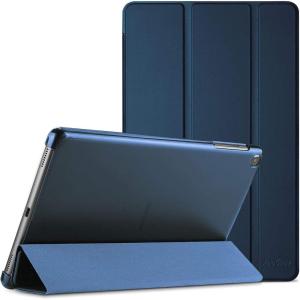 ProCase Slim Case for Galaxy Tab A 10.1 2019 Model T510 T515 T517, Lightweight Stand Case Shell Cover for 10.1 Inch Galaxy Tab A Tablet SM-T510 SM-T515 SM-T517 2019 Release -Black(Navy)