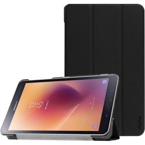 ProCase Slim Case for Galaxy Tab A 8.0 2017 T380 T385, Light Smart Cover Stand Hard Shell Case for 8.0 inch Galaxy Tab A Tablet 2017 T380 T385 -Black(Black)