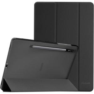 ProCase Slim Case for Galaxy Tab S8 / Tab S7 11 inch SM-X700 X706 T870 T875 T878, Lightweight Stand Case Shell Cover for 11″ Galaxy Tab S8 2022 / Galaxy Tab S7 2020 -Black
