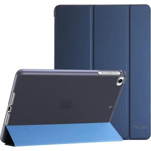 ProCase Slim Cover for iPad mini 5 Generation 2019/ Mini 4 3 2 1 (Old Model) 7.9 inch, Slim Soft TPU Back Cover Trifold Stand Folio Smart Case for iPad mini 5 4 3 2 1 -Pink(Navy)