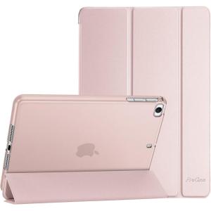 ProCase Slim Cover for iPad mini 5 Generation 2019/ Mini 4 3 2 1 (Old Model) 7.9 inch, Slim Soft TPU Back Cover Trifold Stand Folio Smart Case for iPad mini 5 4 3 2 1 -Pink(Pink)