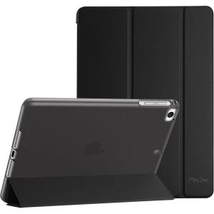 ProCase Slim Cover for iPad mini 5 Generation 2019/ Mini 4 3 2 1 (Old Model) 7.9 inch, Slim Soft TPU Back Cover Trifold Stand Folio Smart Case for iPad mini 5 4 3 2 1 -Pink(Black)
