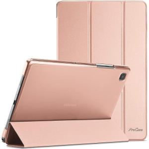 ProCase Smart Case for Galaxy Tab A8 10.5, Slim Stand Hard Back Shell Protective Smart Cover Case for Galaxy Tab A8 10.5 Inch 2022 SM-X200 X205 X207 -SkyBlue(Rosegold-1)