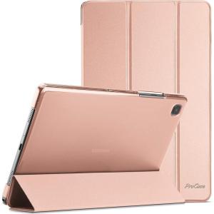 ProCase Smart Case for Galaxy Tab a7 10.4 Inch 2022 2020 (SM-T509 T500 T503 T505 T507), Protective Stand Case Hard Shell Cover for 10.4 Inch Galaxy Tab a7 10.4 -Black(Rosegold)