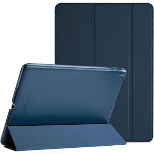 ProCase Smart Case for iPad 9.7 Inch iPad 6th/5th Generation 2018 2017(Model: A1893 A1954 A1822 A1823), Ultra Slim Lightweight Stand Cover with Translucent Frosted Back -Black(Navy)