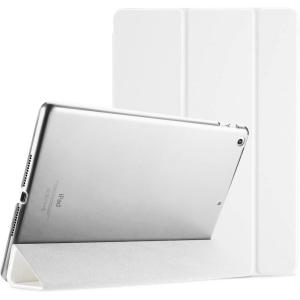 ProCase Smart Case for iPad 9.7 Inch iPad 6th/5th Generation 2018 2017(Model: A1893 A1954 A1822 A1823), Ultra Slim Lightweight Stand Cover with Translucent Frosted Back -Black(White)