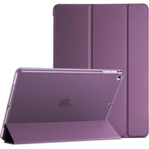 ProCase Smart Case for iPad 9.7 Inch iPad 6th/5th Generation, iPad Air 2/Air 1, Slim Soft TPU Stand Smart Cover for iPad 9.7 2018 2017 Model iPad Air 2 Air 1 -Purple(Purple)