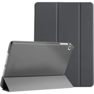 ProCase Smart Case for iPad Air 2 2014, Ultra Slim Lightweight Stand Protective Case Shell with Translucent Frosted Back Cover for iPad Air 2nd (A1566 A1567) -Teal(Grey)