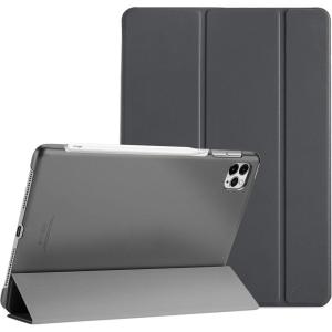 ProCase Smart Case for iPad Pro 11 Case 2021 2020 2018, Slim Stand Hard Back Shell Smart Cover for iPad Pro 11 Inch 3rd Generation 2021/ 2nd Gen 2020 / 1st Gen 2018 -Darkblue(Grey)