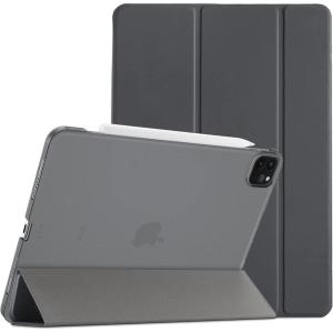 ProCase Smart Case for iPad Pro 12.9 2022/2021/2020/2018, Slim Stand Hard Back Shell Smart Cover for iPad Pro 12.9″ 6th Gen/5th Gen/4th Gen/3rd Gen -Navy(Grey)