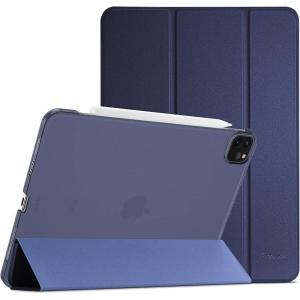 ProCase Smart Case for iPad Pro 12.9 2022/2021/2020/2018, Slim Stand Hard Back Shell Smart Cover for iPad Pro 12.9″ 6th Gen/5th Gen/4th Gen/3rd Gen -Navy(Navy)