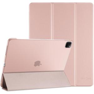 ProCase Smart Case for iPad Pro 12.9 2022/2021/2020/2018, Slim Stand Hard Back Shell Smart Cover for iPad Pro 12.9″ 6th Gen/5th Gen/4th Gen/3rd Gen -Navy(Pink)