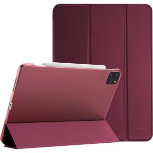 ProCase Smart Case for iPad Pro 12.9 2022/2021/2020/2018, Slim Stand Hard Back Shell Smart Cover for iPad Pro 12.9″ 6th Gen/5th Gen/4th Gen/3rd Gen -Navy(Wine)