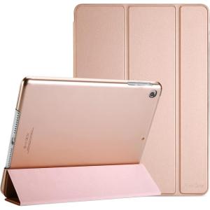 ProCase Smart Case for iPad mini 1 2 3(Model: A1432 A1454 A1455 A1489 A1490 A1491 A1599 A1600), Slim Lightweight Stand Cover with Translucent Frosted Back Support Auto Sleep/Wake –Navy Blue(Rosegold)