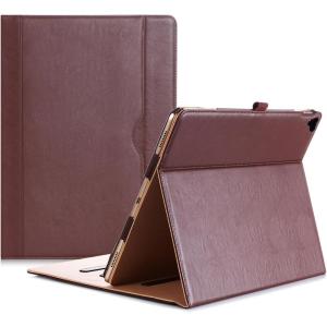 ProCase for iPad Pro 12.9 2017/2015 Case (1st & 2nd Generation), Stand Folio Case Cover for iPad Pro 12.9 Inch (Old Model 2017/2015), with Multiple Viewing Angles, Pencil Holder -Teal(Brown)