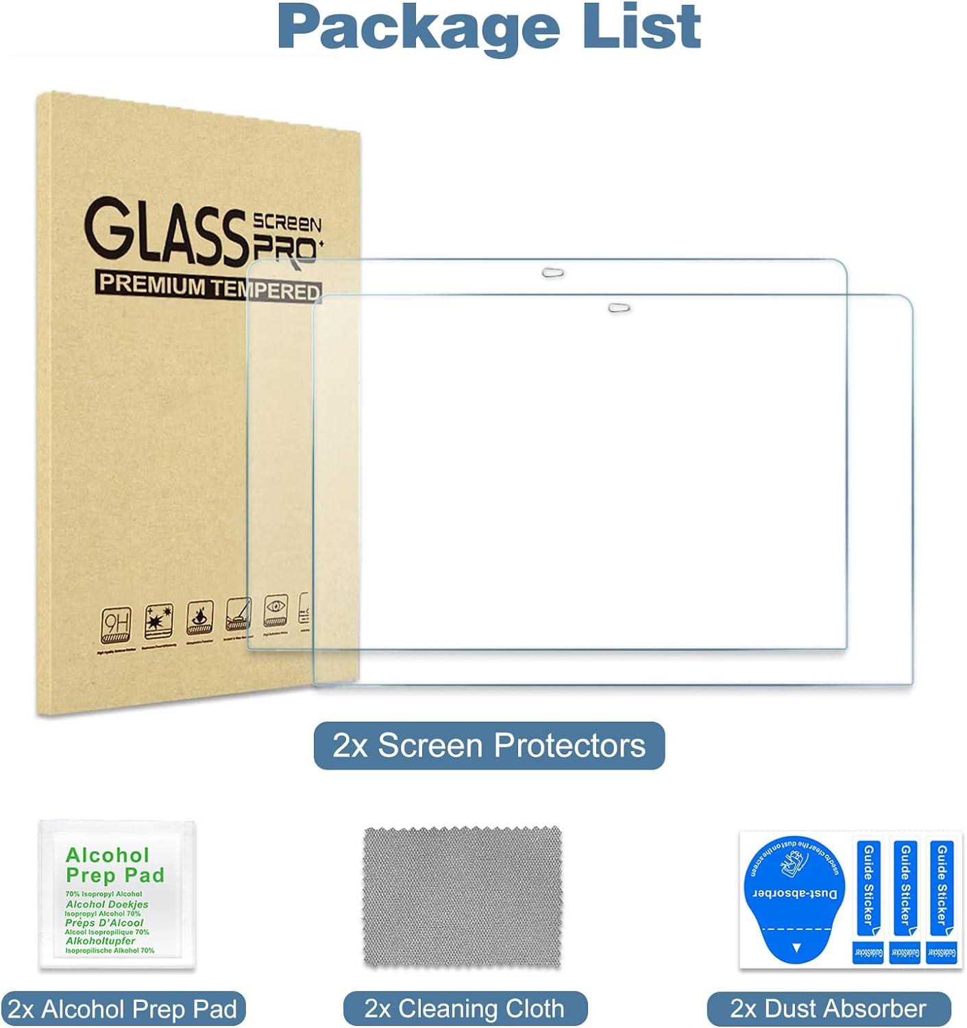 image:imageProCase 2 Pack Tempered Glass Screen Protector for 13 Inch MacBook Air M1 ChipMacBook Pro 13 M1 M2 Chip 9H Screen Film Guard for Mac Air 13 20202018 Mac Pro 13 20222016