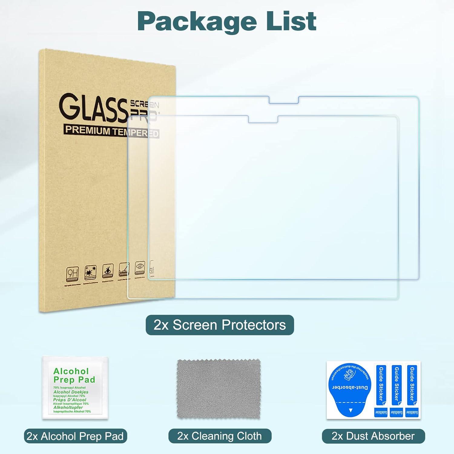 image:imageProCase 2 Pack Transparency Screen Protector for MacBook Air 13 2026 M5 A3449 amp 136 M4 2025 A3240 M3 2024 A3113 M2 2022 A2681 Tempered Glass Film Guard