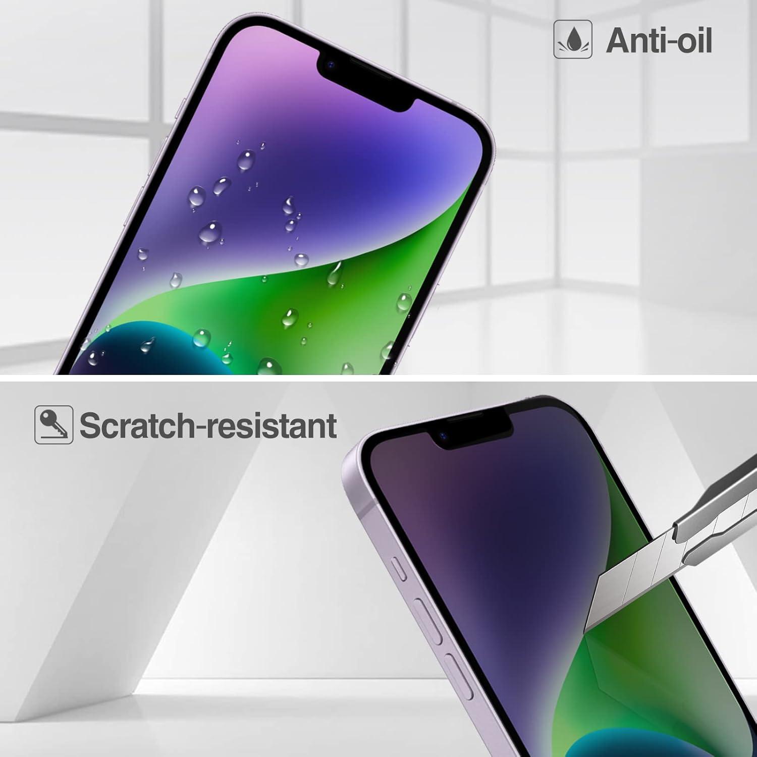 image:imageProCase 2 Pack iPhone 14 Plus iPhone 13 Pro Max Privacy Screen Protector 9H Anti Spy Dark Tempered Glass Screen Film Guard for iPhone 14 Plus 2022 iPhone 13 Pro Max 67 Inch 2021 Case Friendly