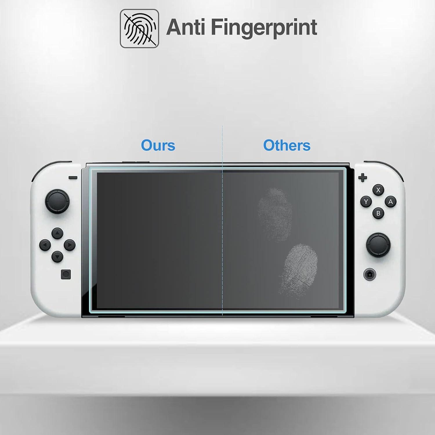 image:imageProCase 3 Pack Screen Protector Compatible with Nintendo Switch OLED Tempered Glass Screen Film Guard Rounded Edge Real Glass Screen Protector for Nintendo Switch Oled 2021