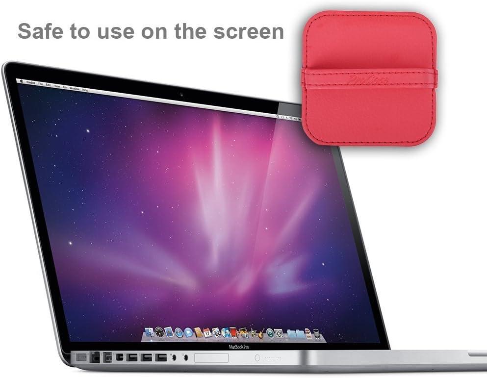 image:imageProCase 4 Pack Screen Cleaning Pad Elastic Strap Soft Cloth Wipes Screen Cleaner for iPad iPhone MacBook Tablets Laptop Cellphone Computer Camera TV Screen Color MixedBlackNavyRed