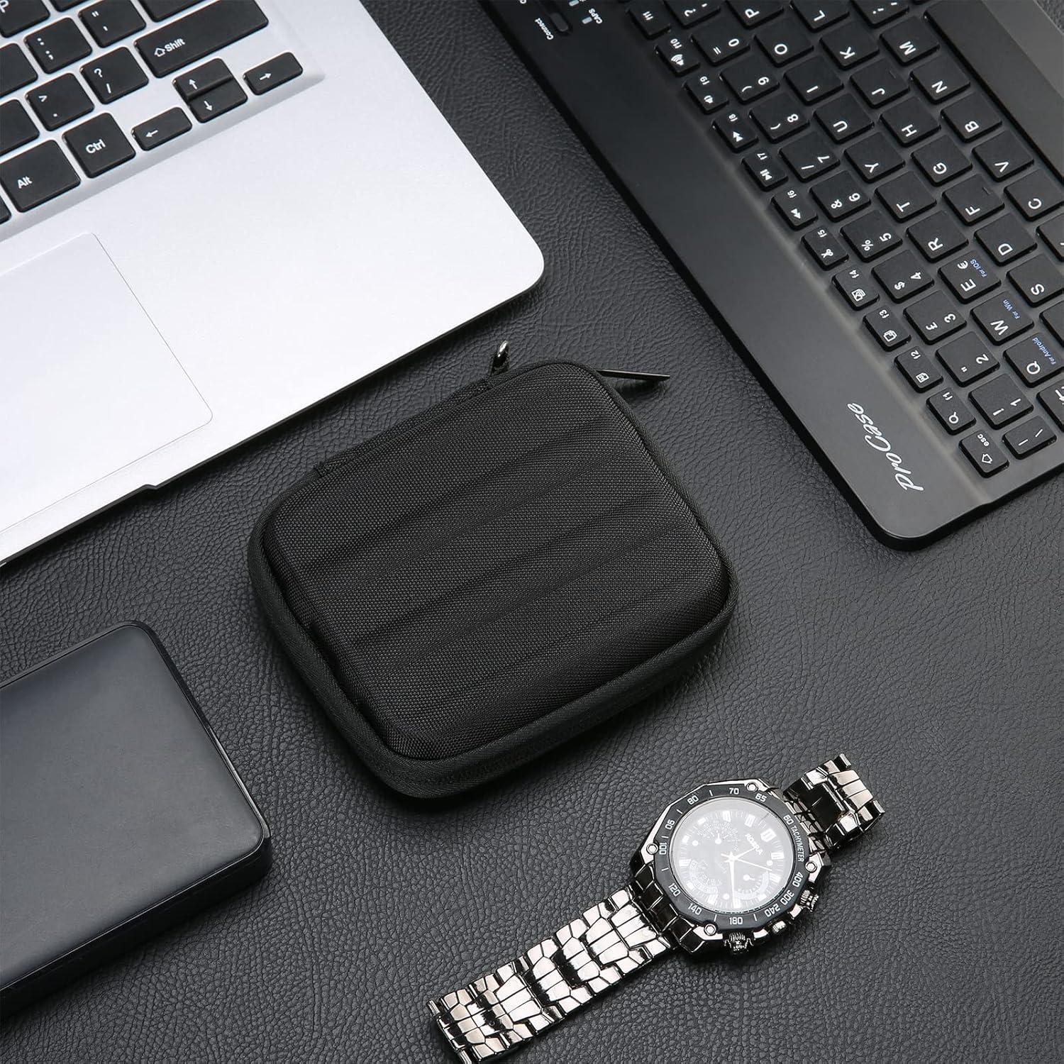 image:imageProCase Carrying Case Compatible for Samsung T7 T7 Touch Portable SSD Hard Shockproof Storage Organizer for T7 T7 Touch Portable Solid State Drive USB 32 500GB 1TB 2TB Black
