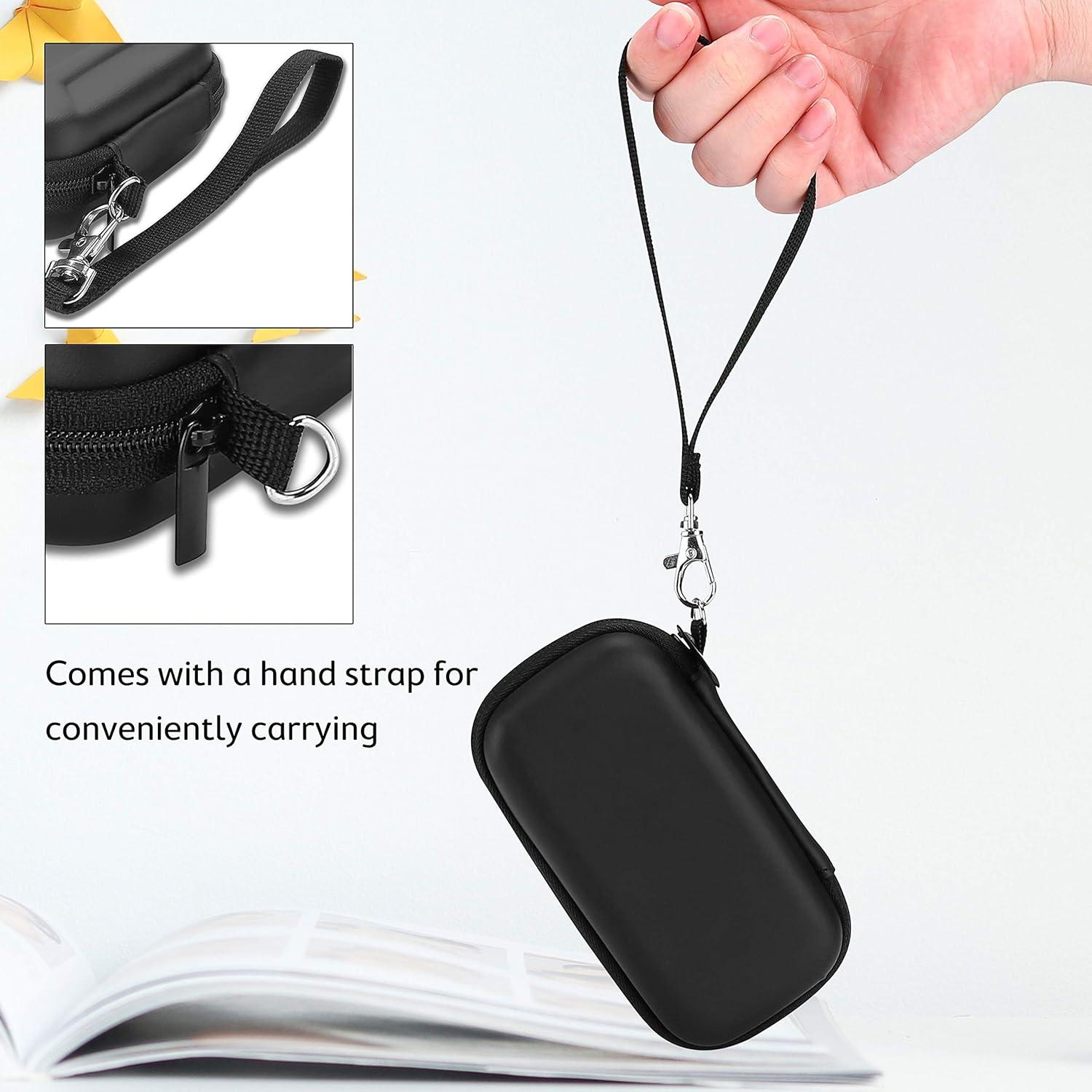 image:imageProCase Carrying Case for Crucial X8 Portable SSD 1TB 500GB Case Only Hard Drive EVA Travel Case for Crucial X8 1TB 500GB Portable External Solid State Drive Black